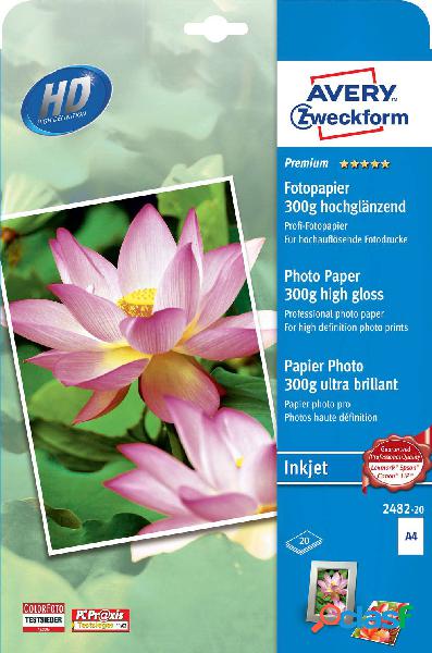 Avery-Zweckform Premium Photo Paper Inkjet 2482-20 Carta