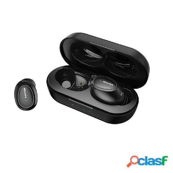 Awei T16 TWS Wireless bluetooth 5.0 Auricolare Mini cuffia