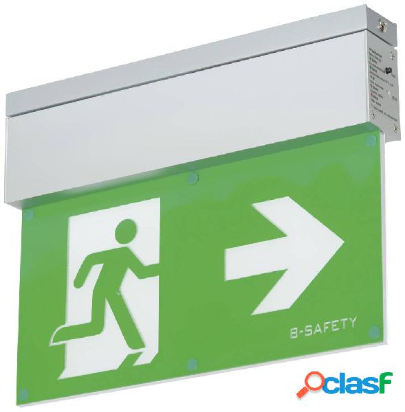 B-SAFETY BR559080 Indicazione via di fuga illuminata a LED