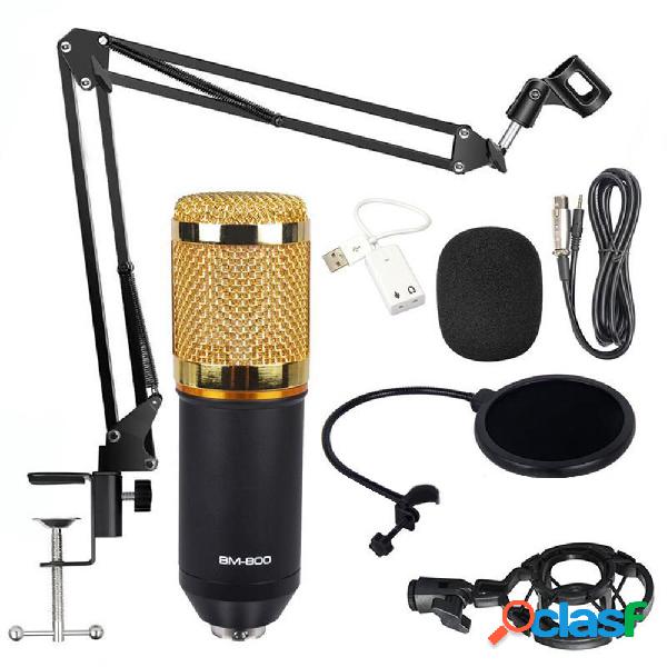 BM800 Pro Condensatore Microfono Kit Studio Sospensione