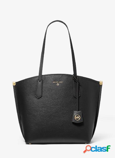 BORSA TOTE JANE GRANDE IN PELLE MARTELLATA