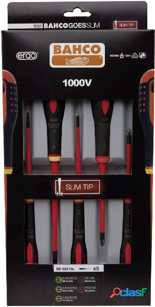 Bahco Ergo Officina e meccanica Kit cacciaviti 5 parti