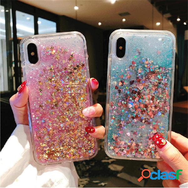 Bakeey Brillare Custodia protettiva Silicone Bling liquido