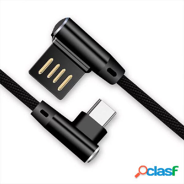 Bakeey Cavo dati di ricarica USB Type-C ad angolo retto a 90