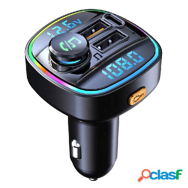 Bakeey Dual Display QC3.0 PD20W USB Ricarica rapida FM