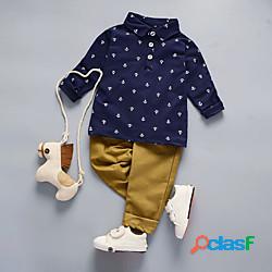 Bambino (1-4 anni) Da ragazzo T-shirt e pantaloni Completo 2
