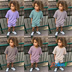 Bambino Da ragazzo T-shirt e pantaloncini 2 pezzi Manica