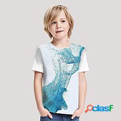 Bambino Da ragazzo maglietta Manica corta Stampa 3D Color