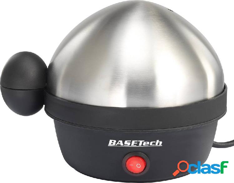 Basetech BTEK07 Cuociuova acciaio inox, Nero