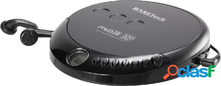 Basetech MPCD-122C Lettore CD portatile CD, CD-R, CD-RW, MP3