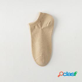Basic Womens Socks Plain Socks Medium Causal turmeric