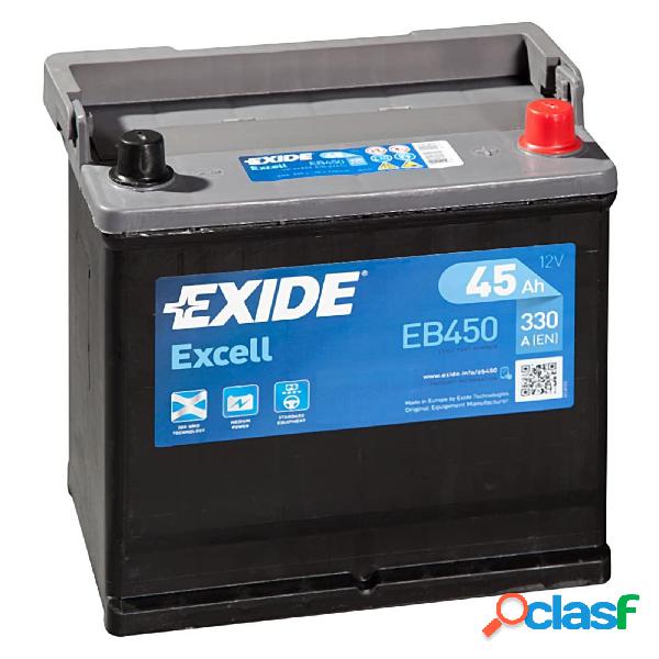 Batteria Auto Exide 45Ah EB450 330A 12V