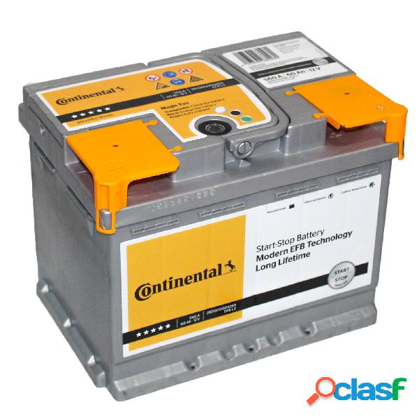 Batteria auto Continental EFB Start-Stop 60Ah 560A 12V
