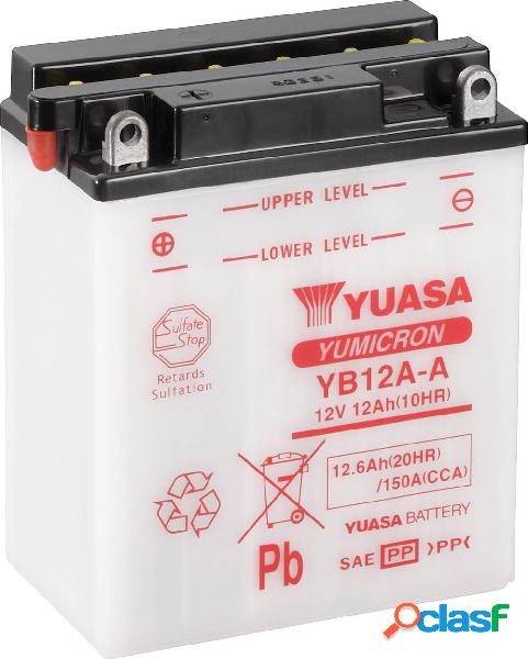 Batteria per moto Yuasa YB12A-A 12 V 12 Ah