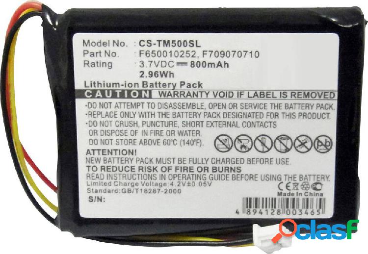 Batteria per navigatore GPS Beltrona Sostituisce la batteria