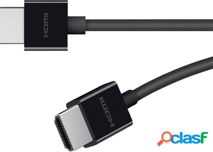 Belkin HDMI Cavo Spina HDMI-A, Spina HDMI-A 2.00 m Nero