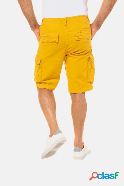 Bermuda in stile cargo, FLEXNAMIC®, sei tasche, loose fit,