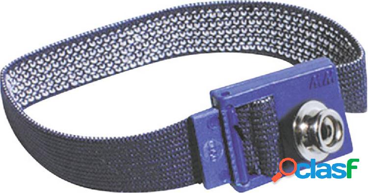 Bernstein 9-342-1 Cinturino da polso ESD Nero Connettore a