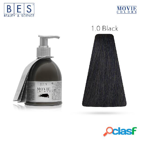 Bes Movie Colors BLACK - Colorazione diretta capelli - 250ML