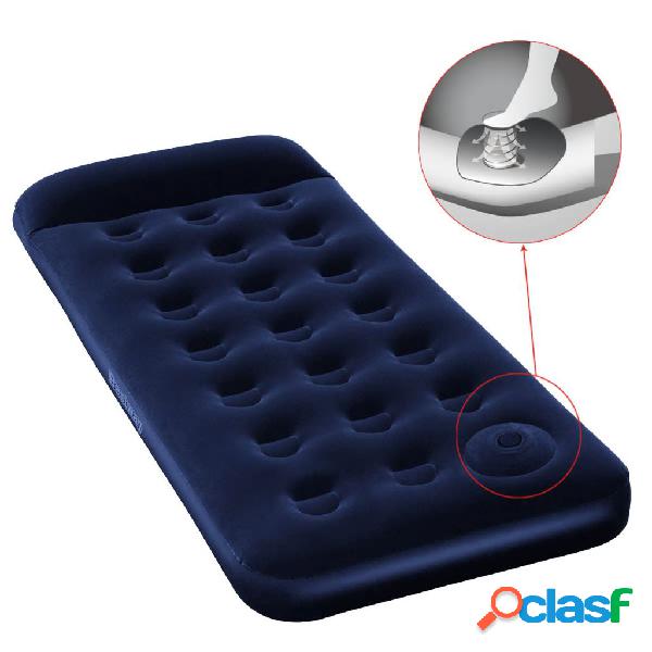 Bestway Materasso Gonfiabile Floccato con Pompa 185x76x28cm