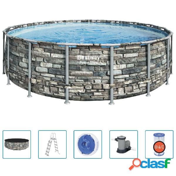 Bestway Piscina Power Steel 549x132 cm