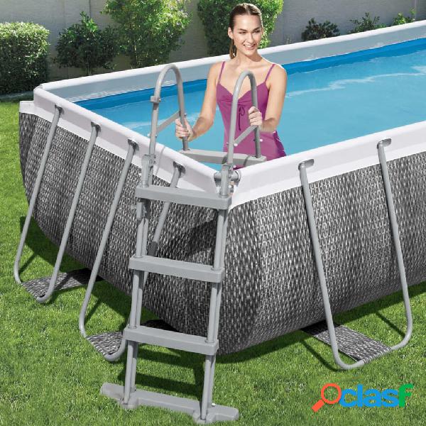 Bestway Scaletta per Piscina Flowclear a 4 Gradini 107 cm