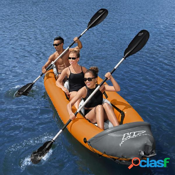 Bestway Set Kayak Gonfiabile per Tre Persone Hydro-Force