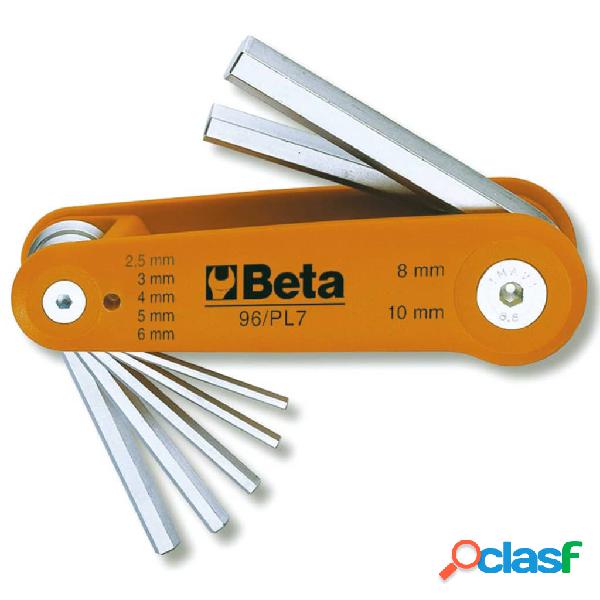 Beta Tools Set Chiavi a Brugola Esagonali Sfalsate 96/BG7