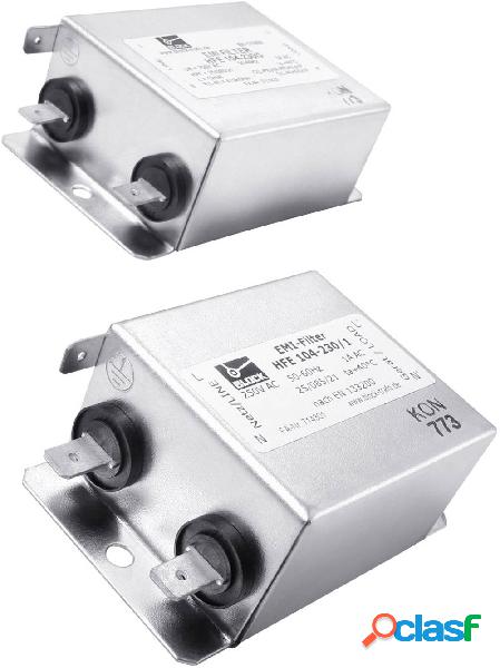 Block HFE 156-230/3 Filtro soppressore 250 V/AC 3 A (L x L x