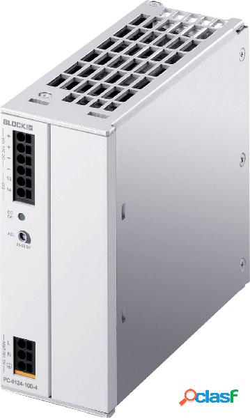 Block PC-0124-050-4 Alimentatore per guida DIN 24 V/DC 5 A