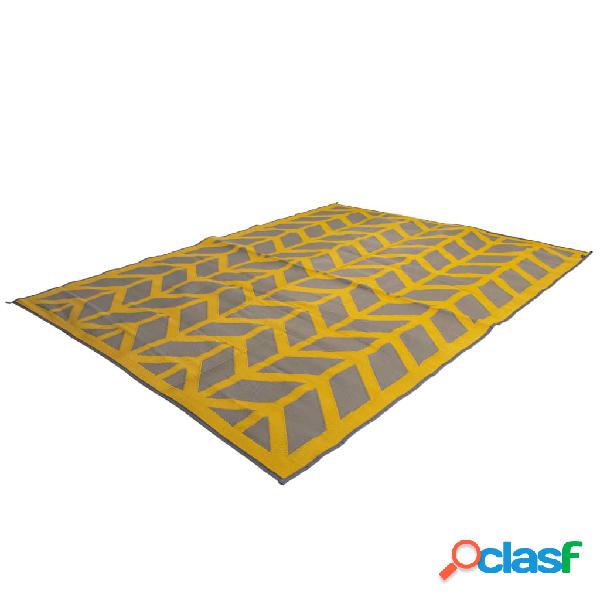 Bo-Camp Tappeto da Esterno Chill mat Flaxton 2x1,8 m Giallo