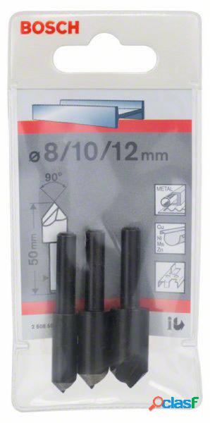 Bosch Accessories 2608596667 Kit svasatori conici 3 parti 8