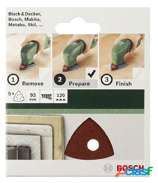 Bosch Accessories 2609256A53 Carta abrasiva a delta a