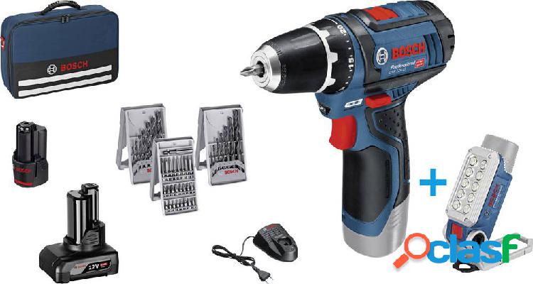 Bosch Professional GSR 12V-15 + GLI DeciLED Trapano