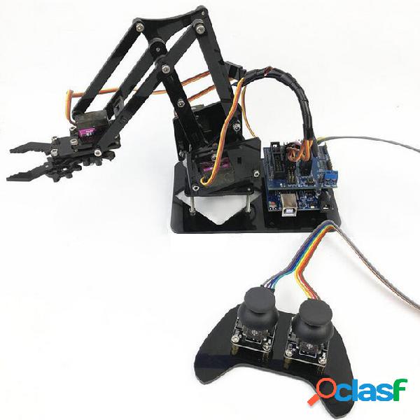 Braccio robot 4DOF con controllo remoto PS2 Autoassemblato