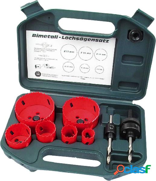 Brüder Mannesmann M44100 Kit seghe a tazza 8 parti 1 pz.