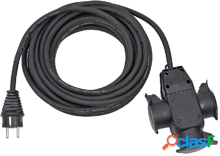 Brennenstuhl 1167810301 Alimentazione Prolunga Nero 10.00 m