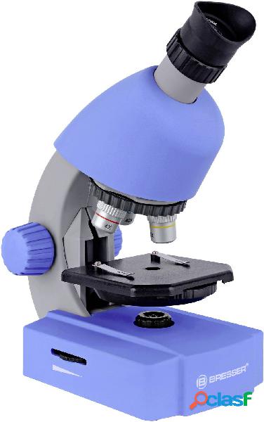 Bresser Optik blau Microscopio per bambini Monoculare 640 x