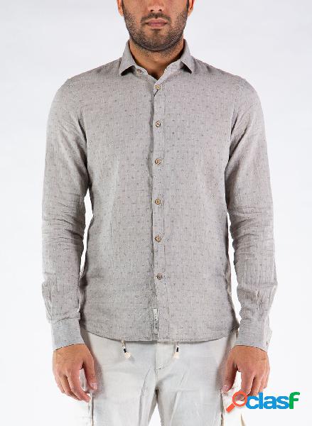 CAMICIA MISTO LINO POINTED