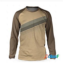 CAWANFLY Per uomo Manica lunga Maglia da ciclismo Estate