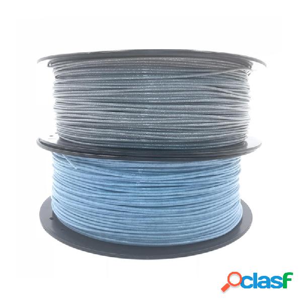 CCTREE® 1,75 mm 1KG Brillare Argento / blu PLA Filamento