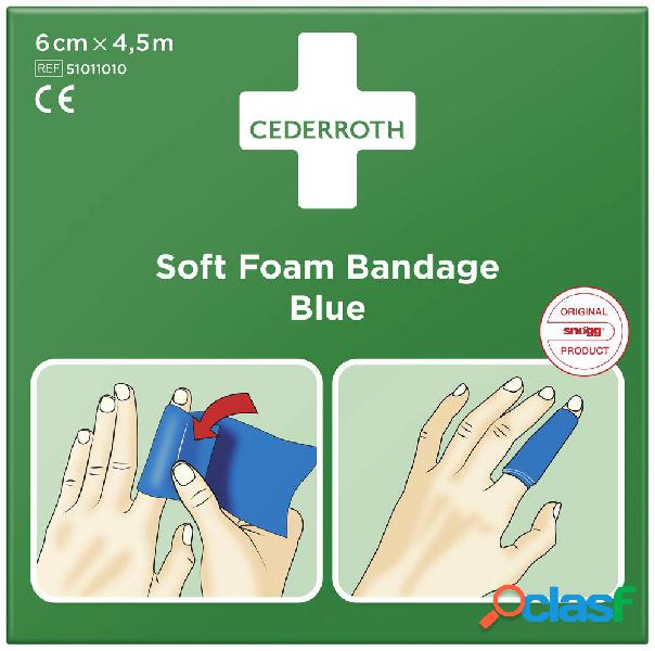 CEDERROTH 1009710 Bandage blu 4,5 m x 6 cm 4.5 m x 60 mm