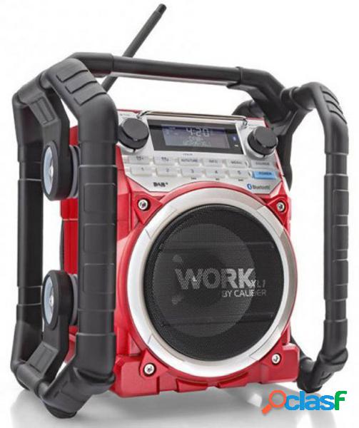Caliber WORKXL1 Radio da cantiere DAB+, FM AUX, Bluetooth