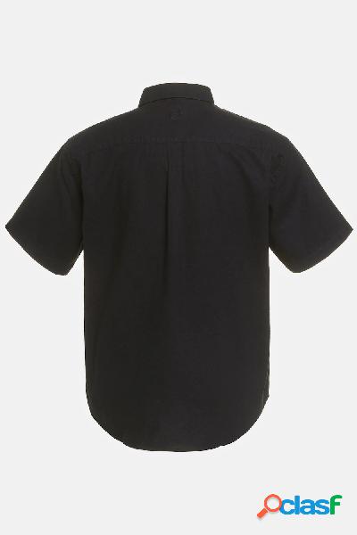 Camicia di lino, mezze maniche, colletto button-down, modern
