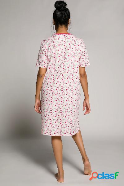 Camicie da notte in confezione doppia con cuori, scollo a