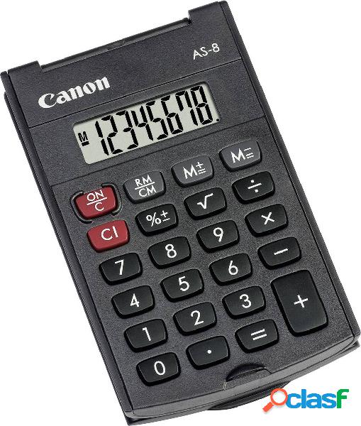 Canon AS-8 Calcolatrice tascabile Grigio scuro Display