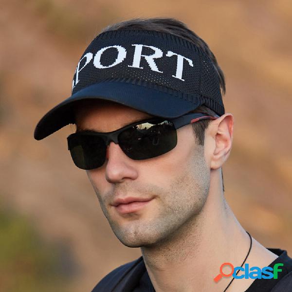 Cappelli con visiera anti-UV per sport allaria aperta in