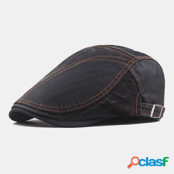 Cappello berretto da uomo in cotone con visiera casual in