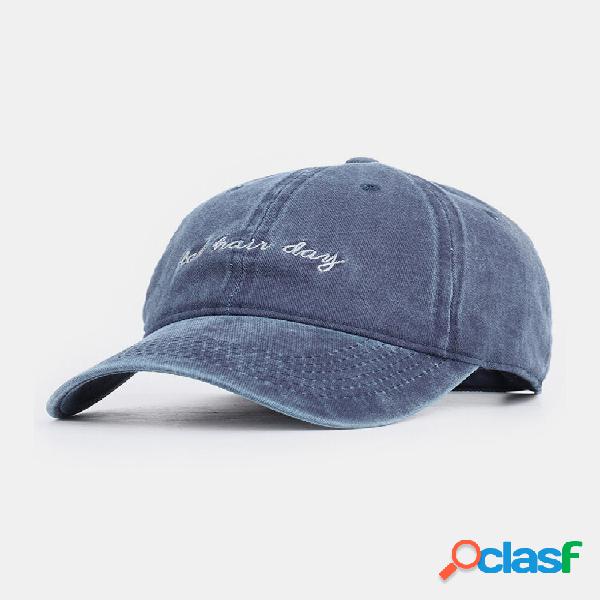 Cappello da baseball casual da esterno da uomo in cotone con