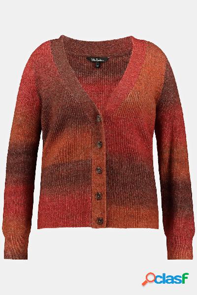 Cardigan, Donna, Rosso, Taglia: 64/66, Fibre